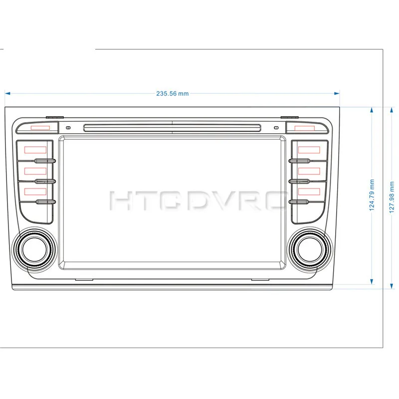 Perfect YMODVHT 7inch 4G Octa Core Android 9.0 7.1 Car DVD Player for Audi A4 2002-2008/for Seat Exeo 2010- RDS Radio Audio Video Stereo 5