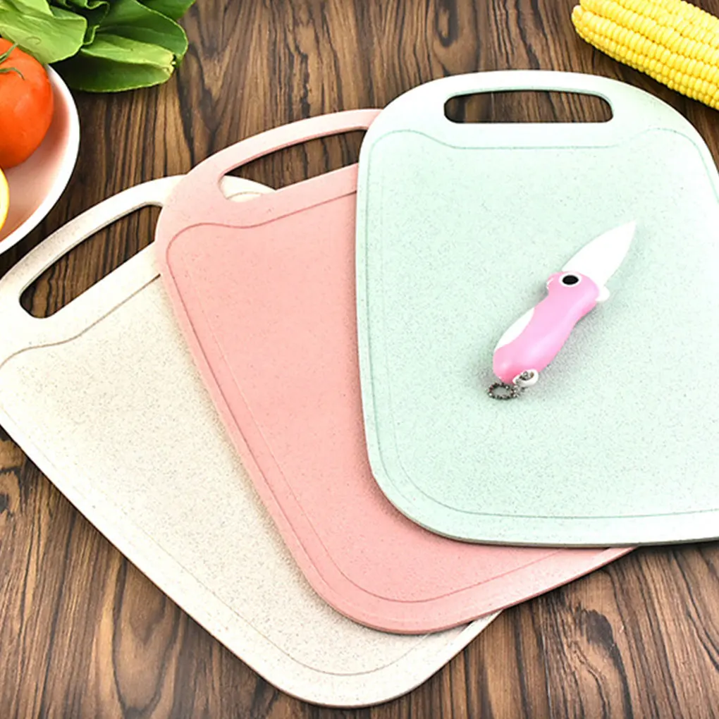 

Feiqiong Vegetable Meat Chopping Blcoks Solid Plastic Cutting Board Chopping Boards Large Handle Non-Slip Bottom Kitchen Tool