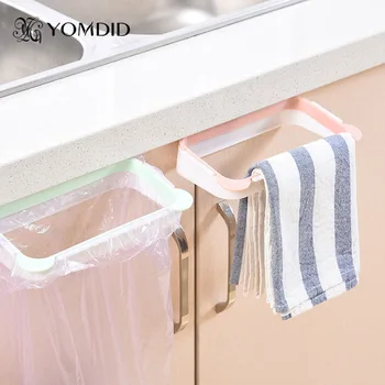 

Rubbish Hanger Storage Bage Rack Durable ABS Plastic Kitchen Cupboard Hanging Garbage Multifunctional Rack Easy Use Estante Colg