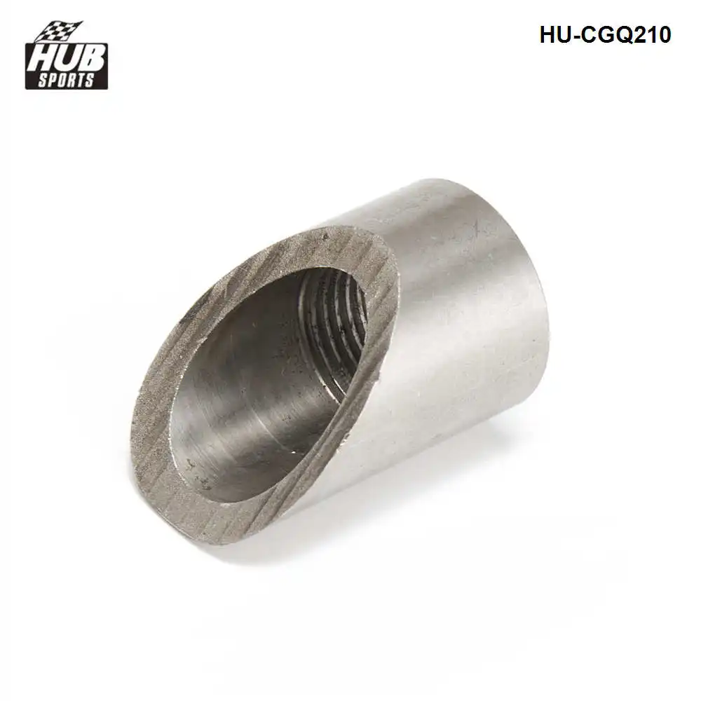 O2 Oxygen Sensor Bung Pre-curved 45 De M18x1.5 304 Stainless steel HU-CGQ210