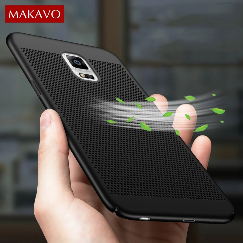 Чехол MAKAVO для Samsung Galaxy Note 5 Матовый Жесткий Пластиковый Тонкий чехол с вырезами на
