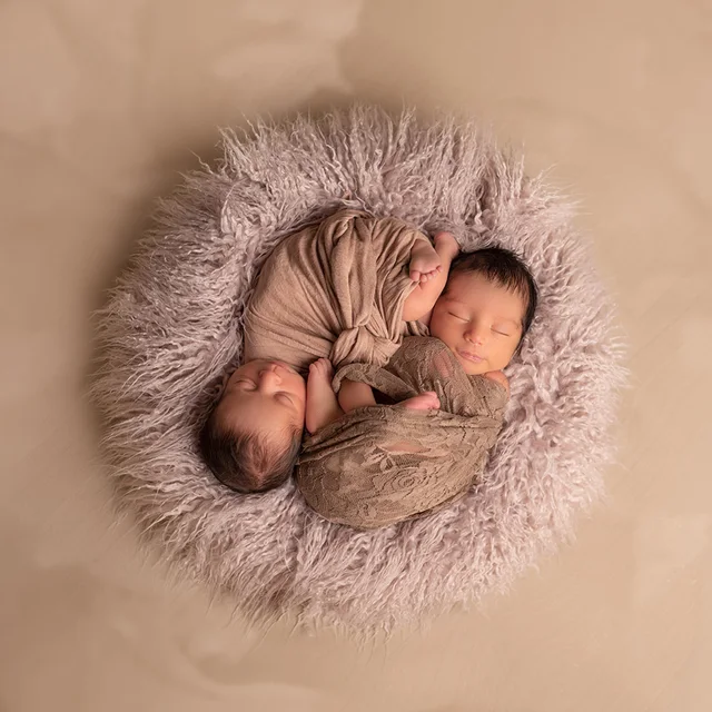 Faux fur blanket newborn photography hotsell