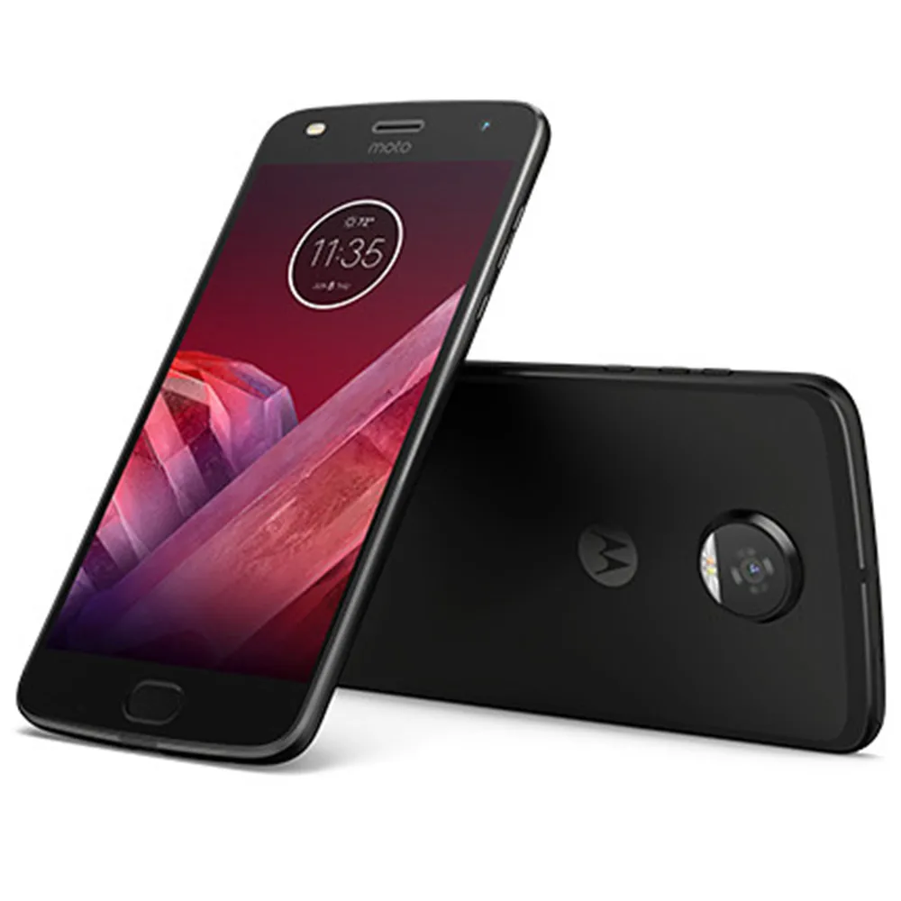 Смартфон Motorola MOTO Z2 Play 4G LTE, 4 Гб ОЗУ, 64 Гб ПЗУ, Восьмиядерный процессор 5,5 дюйма, камера 12 Мп+ 5 МП, Android 8, две sim-карты, мобильные телефоны