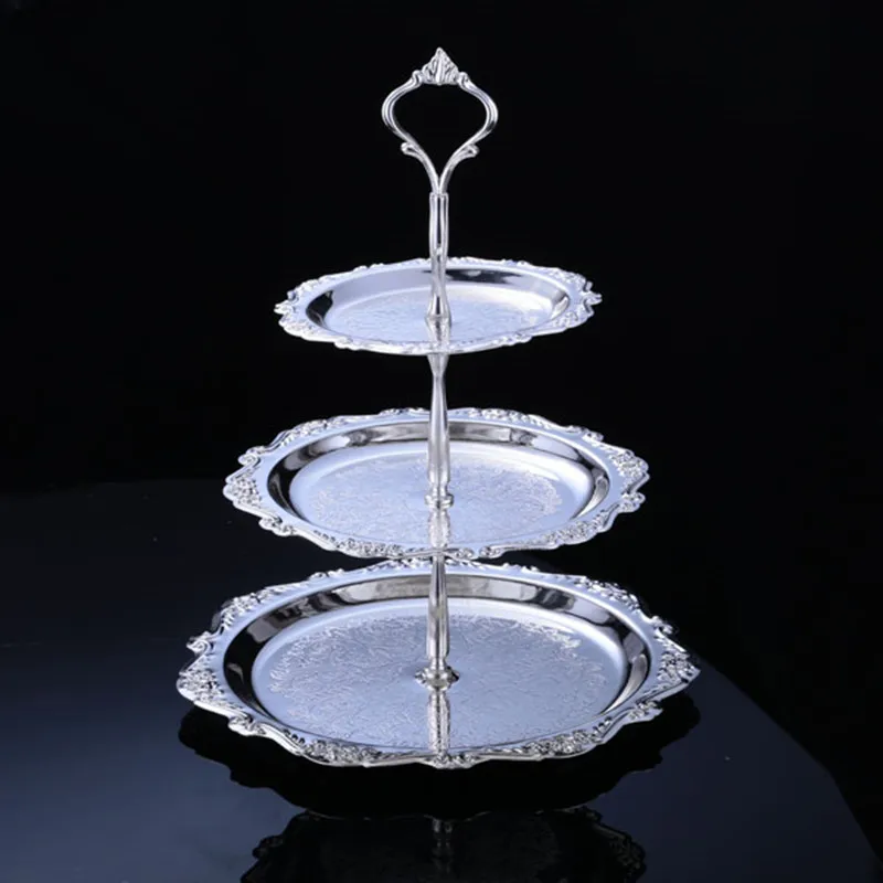 popular 3 tiered silver