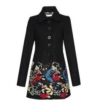

desigu Spanish lady embroidered short black coat
