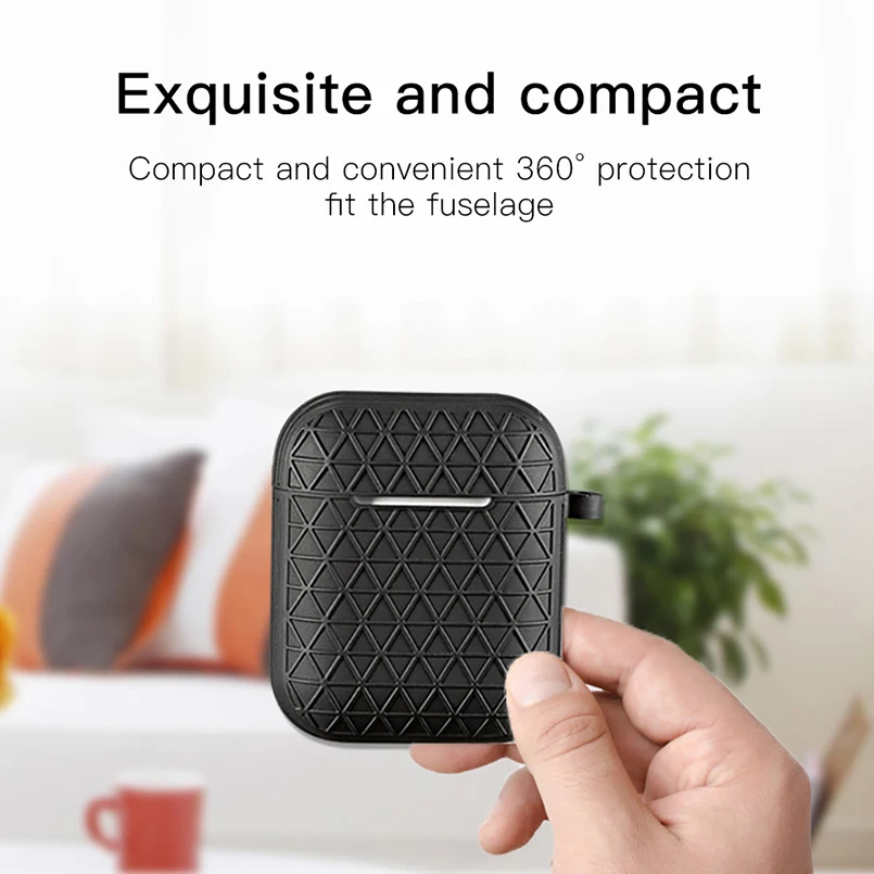 

2019 New Silicone Case For Original Apple Airpods Case Protective Cover Headphones Case Shockproof For Air Pods Charging Box