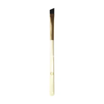 

M116 Professional Make Up Brush Angled Eyebrow Brush Resilient Synthetic Fiber Cosmetic Tools White Handle Makeup Brushes