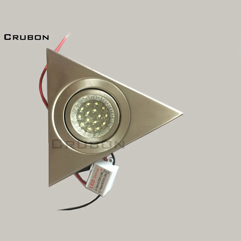 

CRUBON Small triangle fitted with LED cabinet lights free shipping 4PCS/Lot