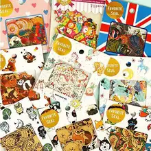 70 шт./упак. милый мультфильм дизайн серии мини стиль бумажный дневник стикер скрапбукинг украшения этикетки оптом