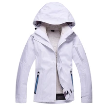 Free shipping Thicker coat Women’s winter ski set snowboard suit women Outdoor waterproof windrpoof set skiing jacket