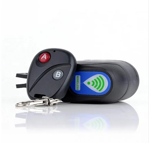 

200 pcs 2018 fashion Anti-theft Bike Lock Cycling Security Lock Wireless Remote Control Vibration Alarm Bicycle Alarm