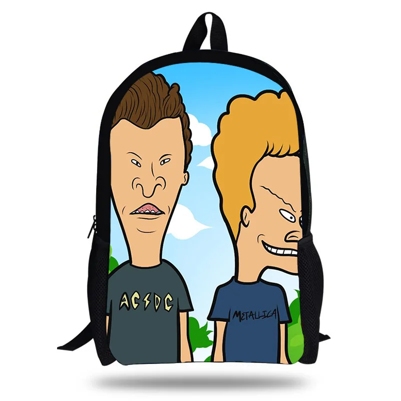 Kolleg Beavis и Butt Head Do American Printing Детский мягкий рюкзак для путешествий школьные