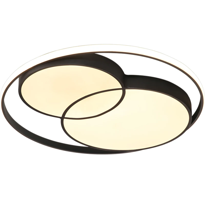 Dia420/500/600/780 мм белый или черный круглая потолочная панель округлая панель светильники для Гостиная Спальня мастер номер потолочный светильник