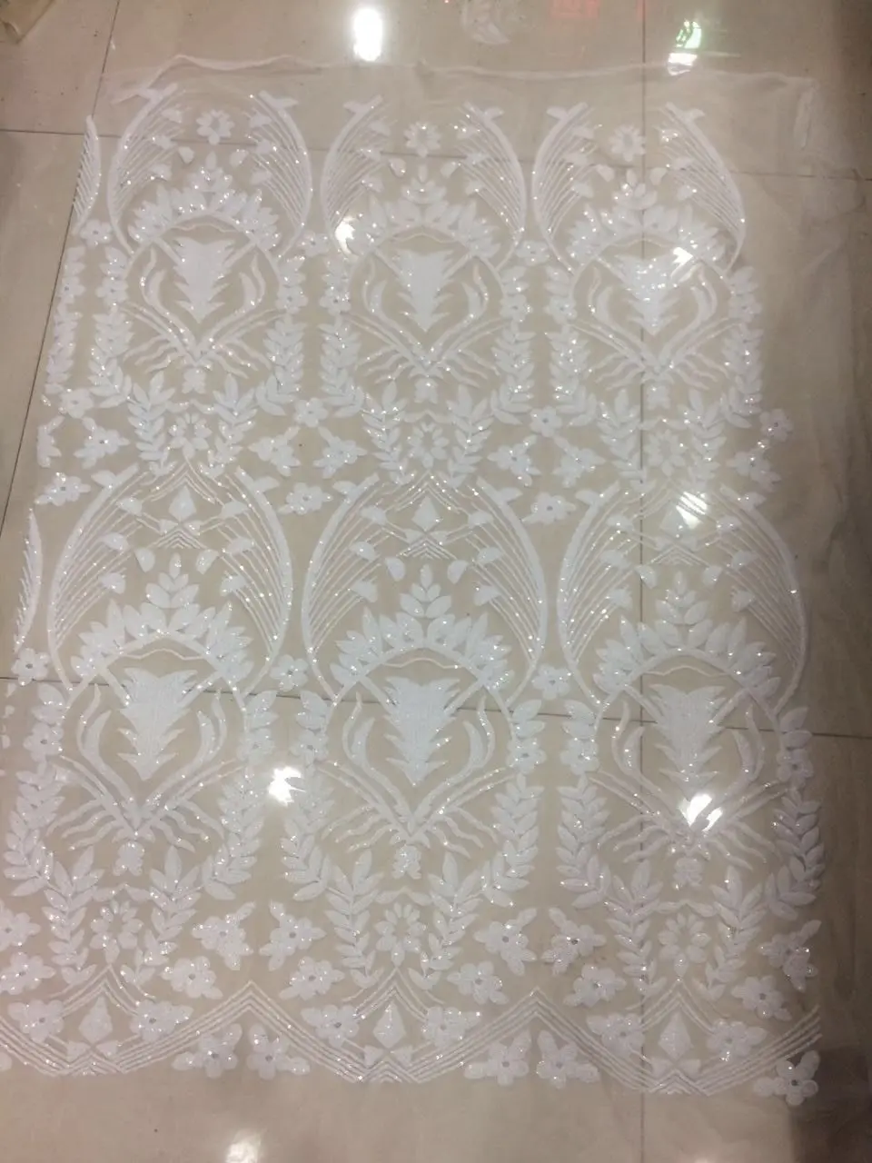 

Free Shipping new arrival african lace fabrics high quality CGL-112503 sequins cord lace guipure lace fabric