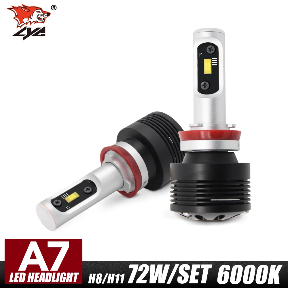 

LYC Headlamp Led H8 H11 Auto Care 9600LM LED H1 H7 H8 H11 HB3 9005 9006 HB4 3000K 6000K LED Car Headlight Automobiles Bulbs Kit
