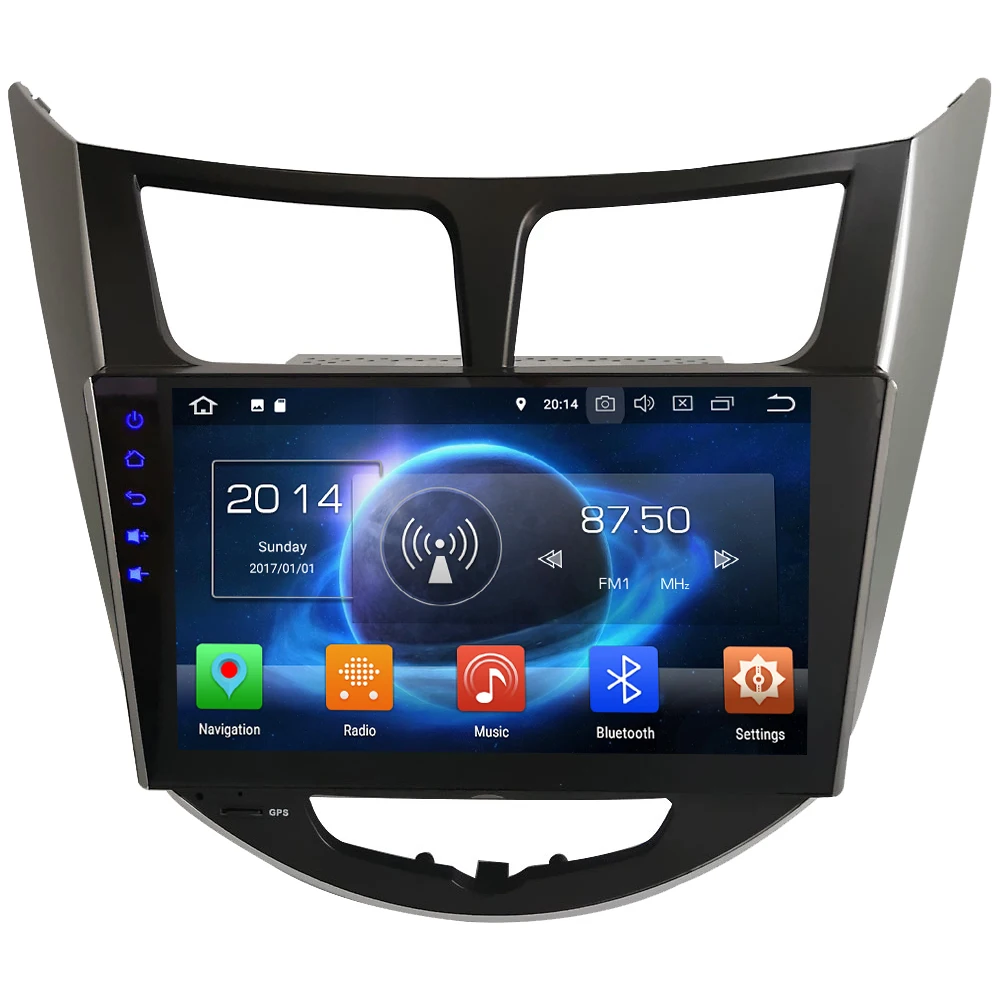 Clearance KLYDE 9" IPS Octa Core 4G Android 8 7 4GB RAM 32GB ROM Car DVD Multimedia Player For Hyundai Verna Accent Solaris I25 2011-2017 0