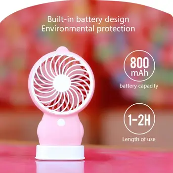 

New Portable USB Power Handheld Cartoon Penguin Mini Fan Summer Outdoor