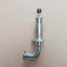 1," тройной зажим 0,2-2,2 бар регулируемый предохранительный клапан сброса давления санитарный SUS304 нержавеющая сталь для пива