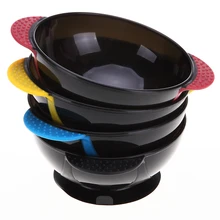 Plastic Hair Dye Mixing Bowls Coloring DIY Hair Color Dyeing Mixing Sucker Palette Tint Bowl Salon Hairdressing Styling Tools