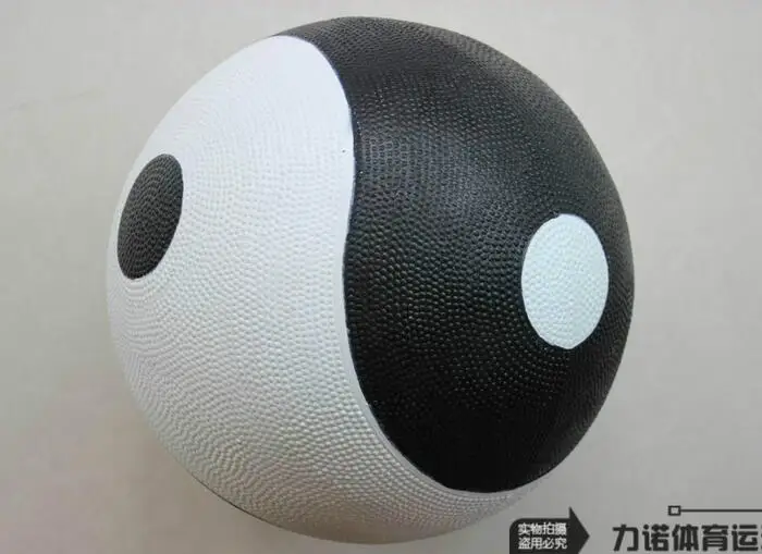 3 кг/шт. диаметр 26 см Высокое качество Резина Тай Чи мяч упражнения и фитнес-Мячи - Цвет: Черный