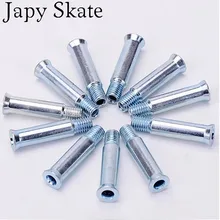 8 pces japy patins de rolo peças eixos de ferro para patins em linha parafusos de quadro de 8mm * 35mm para seba powerslide patines base