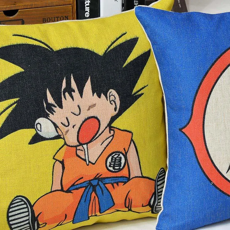 Японского аниме Dragon Ball Подушка с принтом наволочка, домашний декор комплект наволочек Decorativos Para диван наволочка Almofada