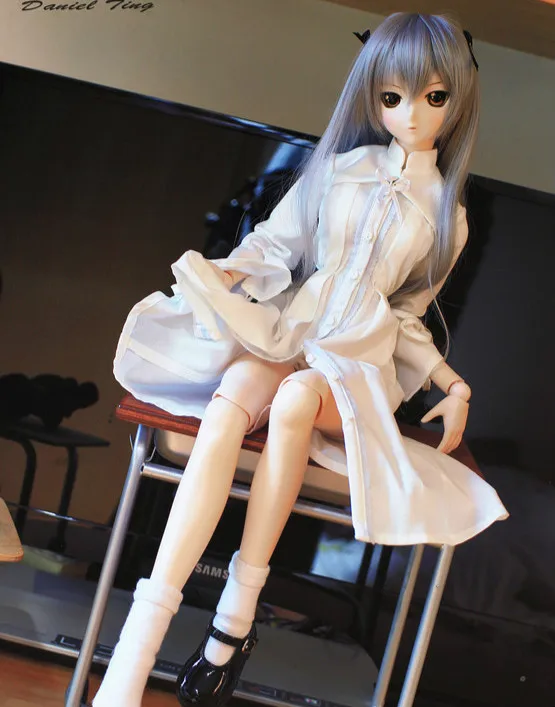 

Estartek Customize 1/3 Sexy Japan Anime Cosplay Edge of Empty Dome White Set for BJD SD DD SQ AZ Doll Action Figure DIY