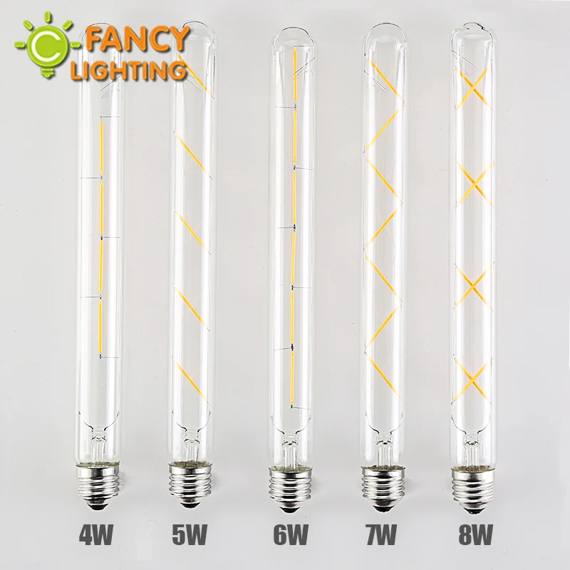 Us 4 87 51 Off Led Tube Lamp T30 Led Edison Light Bulb E27 220v Bombillas Led For Home Livingroom Bedroom Decoration 4w 5w 6w 7w 8w Lampada Led In