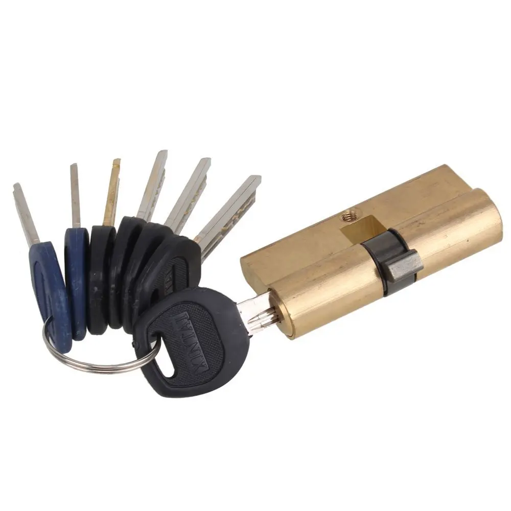 Thumb-Turn-Euro-Profile-Cylinder-Barrel-5-Pin-Lock-Brass-Satin-Nickel-Finish-65mm-With-7 (3)