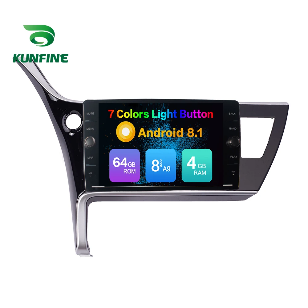 

Octa Core ROM 64GB Android 8.1 Car DVD GPS Navigation Player Deckless Car Stereo For Toyota Levin Corolla 2017 Radio Headunit