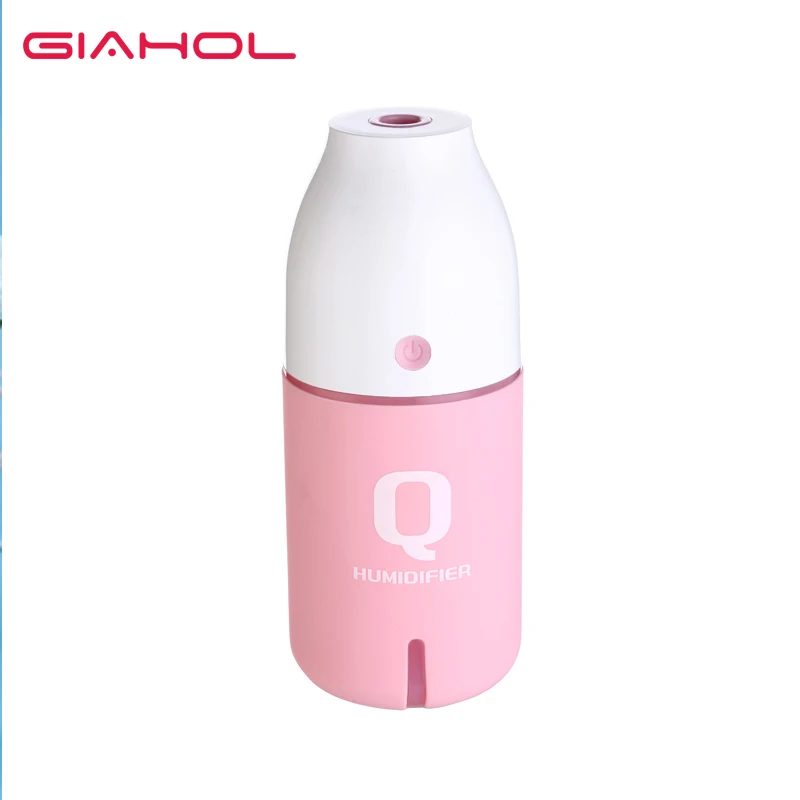 

GIAHOL 150ml Mist Discharge Air Humidifier For Home Car Q Bottle Replenishment Water Humidifier Continued Spray Humidifier