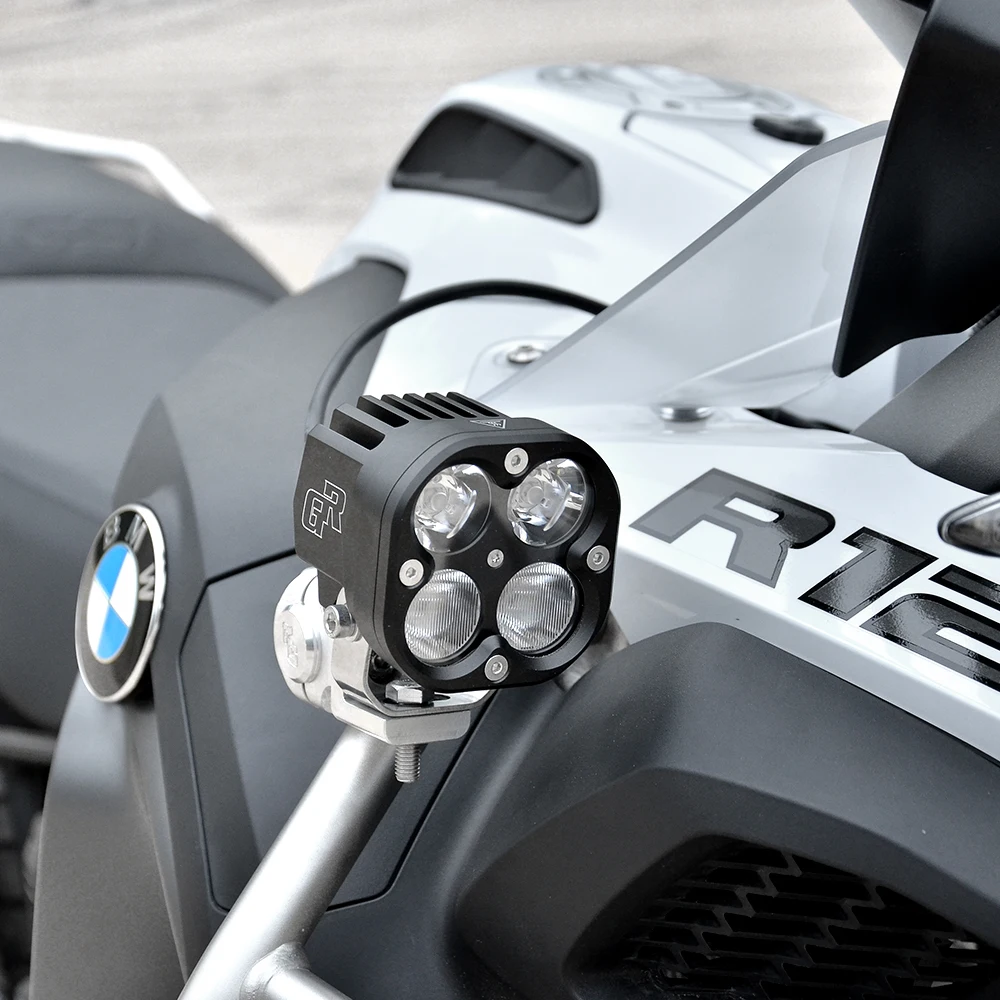 GOLDRUNWAY X4 мотоциклетный противотуманный светильник s светодиодный вспомогательный противотуманный светильник сборка дальнего света 40 Вт для BMW R1200GS ADV F800GS F700GS F650GS