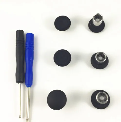 Best Offers 6pcs/lot Replacement Grips Stick Joysticks Buttons thumbsticks Cap Cover for Xbox One Elite Controller Gamepad With Screw Driver