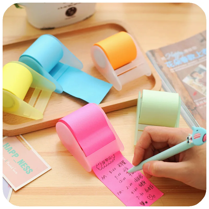 

1pcs/lot Korea stationery n times stickers simple sticky tape roll memo pad free shipping