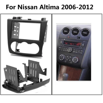 

Double Din In-dash Car Fascia For Nissan Altima 2006-2012 Audio Frame Kits Auto Radio Refitting Plastic Trim