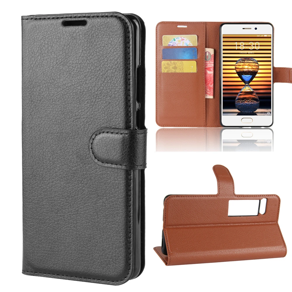 

for Meizu Pro 7 Wallet Cover Card Holder Phone Cases for Meizu Pro 7 / Pro 7 Plus Leather Case Protective Shell