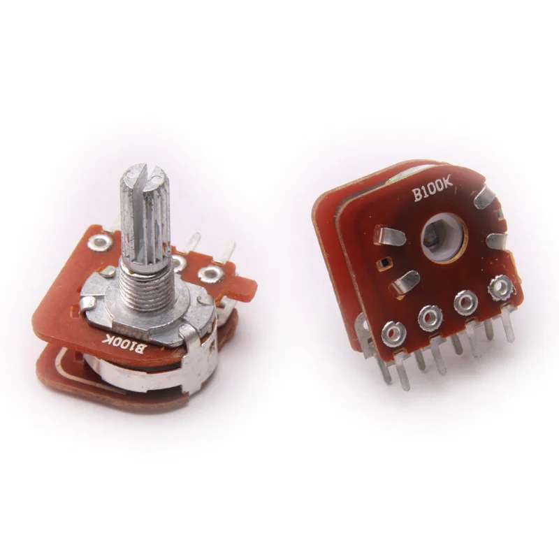 Glyduino WH148 B100K Double link 8 pins Linear Potentiometer Pot Single Joint for Arduino