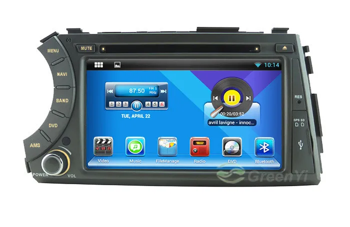  Android Car DVD GPS For Ssangyong Actyon Kyron With 3G WiFi OBD DVRcar pc computeraudiocar stereo r