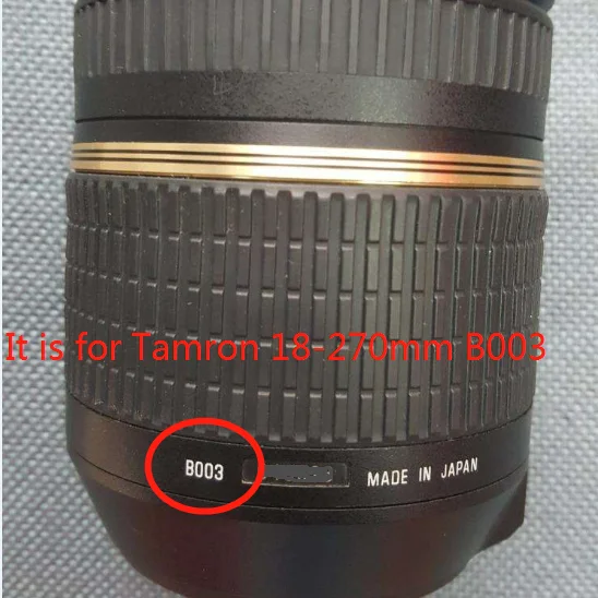 Новая копия 18-270 B003 B008 объектив Grip Rubber Zoom резиновое кольцо для объектива Tamron 18-270 мм F3.5-6.3 ремонт Запасная часть - Комплект: Набор2