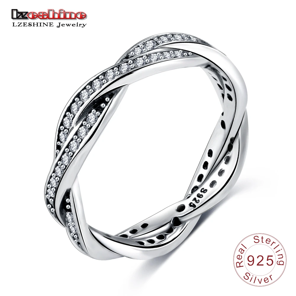 Buy LZESHINE Authentic 925 Sterling Silver Twisted