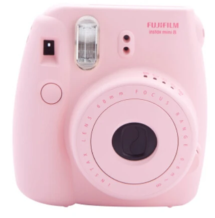 Fuji checky once imaging polaroid camera for mini 8 white