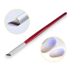 1 Pc Nail Art Gradient Dizzy Dye Brush Wood Handle Acrylic Nail Brush DIY Nail Art Tools
