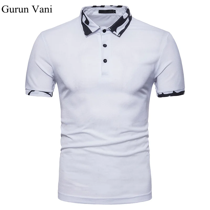 New Men's Polo Shirt Style Summer Fashion Men Lapel Polo Shirts Cotton