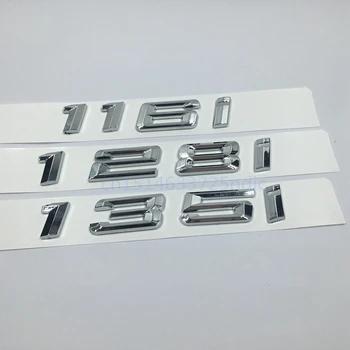 

116i 128i 135i Chrome emblem Badge Decal Number Letter Stickers for BMW 1 series