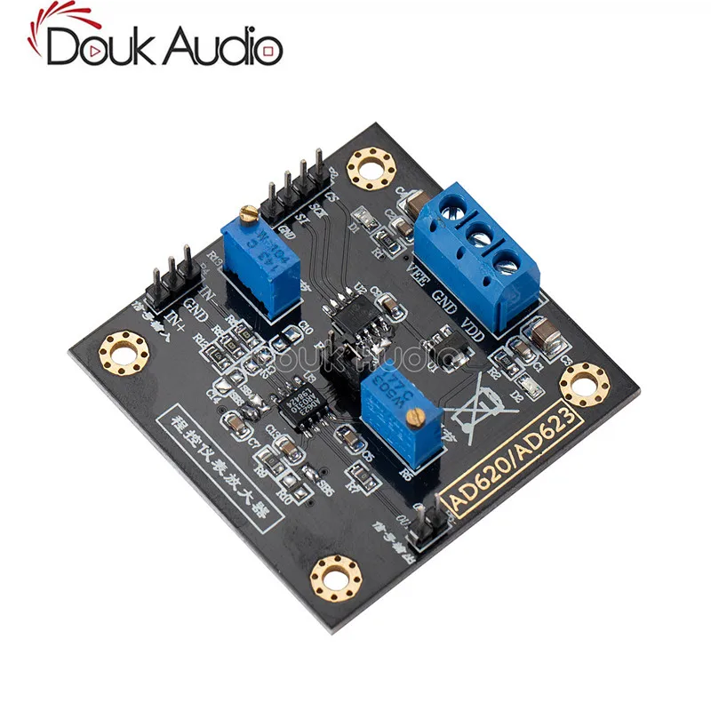 AD623 Programmable Instrumentation Amplifier Module MCP41100 CNC