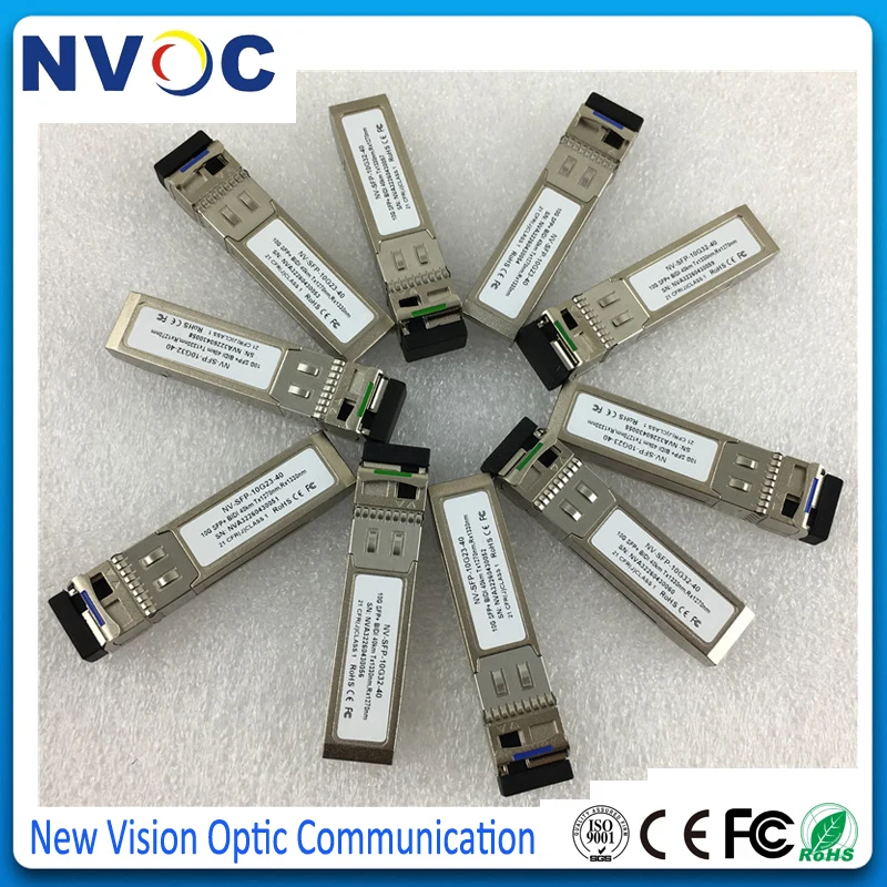 10G WDM SFP+ BIDI T1270/R1330nm T1330/R1270nm 40 км BIDI SFP+ совместимый с SFP+ с LC разъемом
