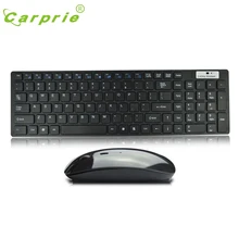 CARPRIE 2,4G Беспроводная клавиатура Тонкий Белый беспроводной usb-приемник беспроводная клавиатура и оптическая мышь набор 20J Прямая поставка