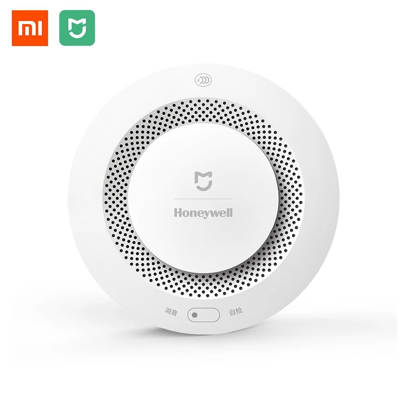 

Original Xiaomi Mijia Honeywell Fire Alarm Detector Audible Visual Smoke Sensor Remote Mi Home Smart APP Control