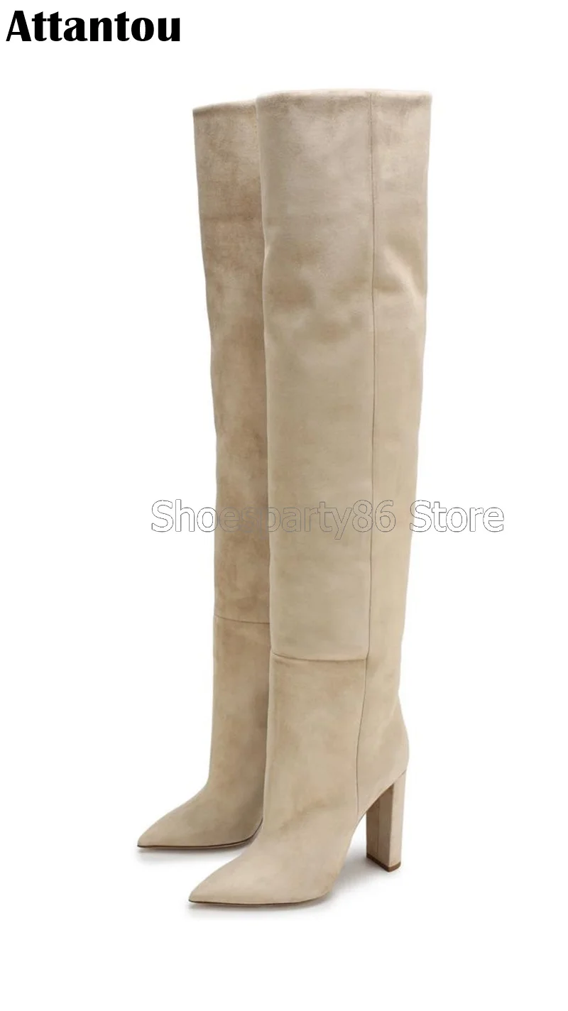 nude color boots