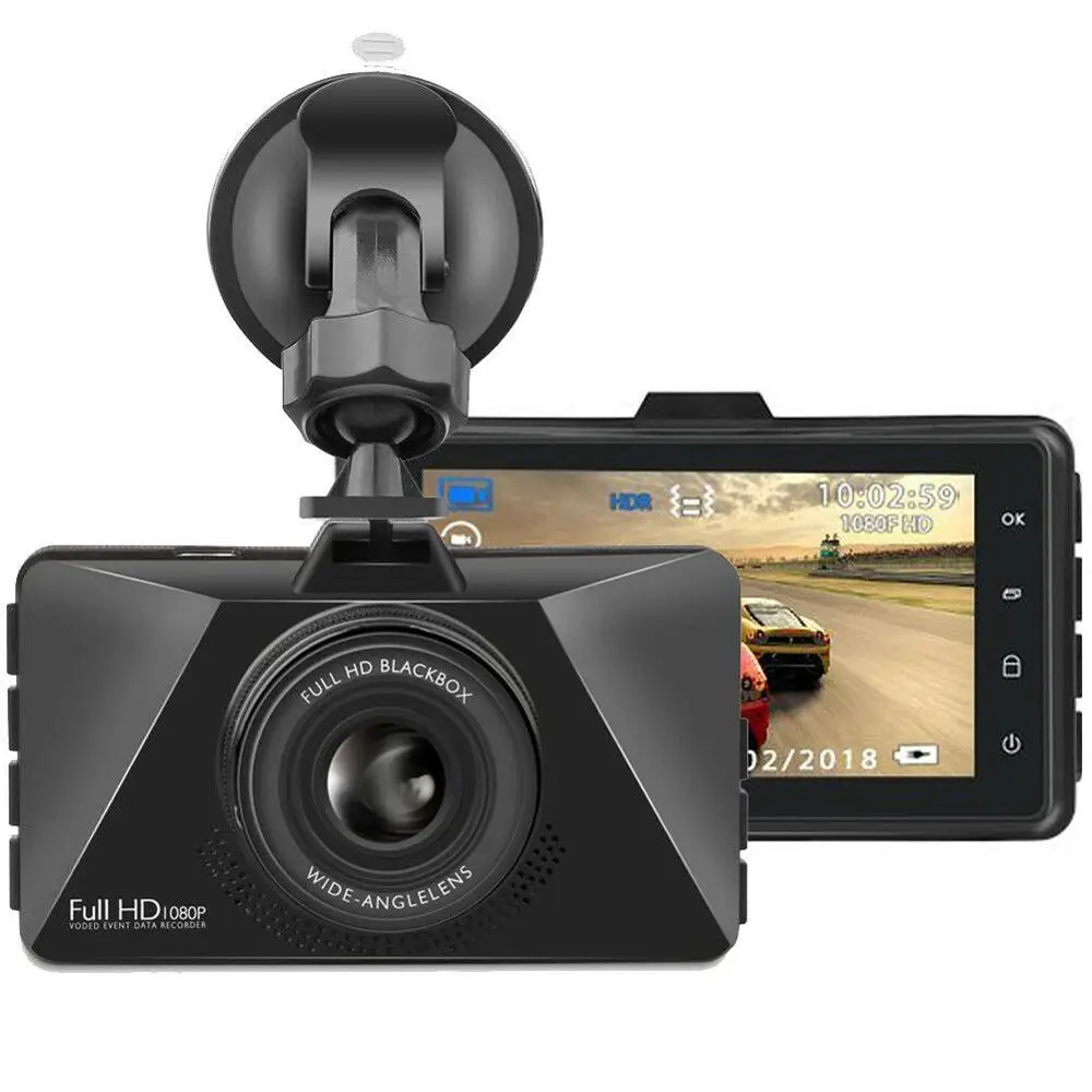 Автомобильная DVR камера Full HD 1080P 3 &quotIPS Dash Cam 170 градусов ночное видение g-сенсор |